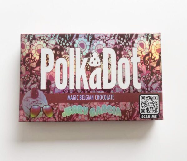 Polkadot Jerry Garcia Belgian Chocolate Bar